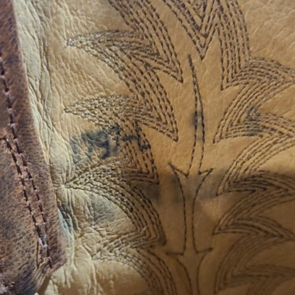 Tony Lama Brown Leather Western Cowboy Boots - Picture 8 of 9